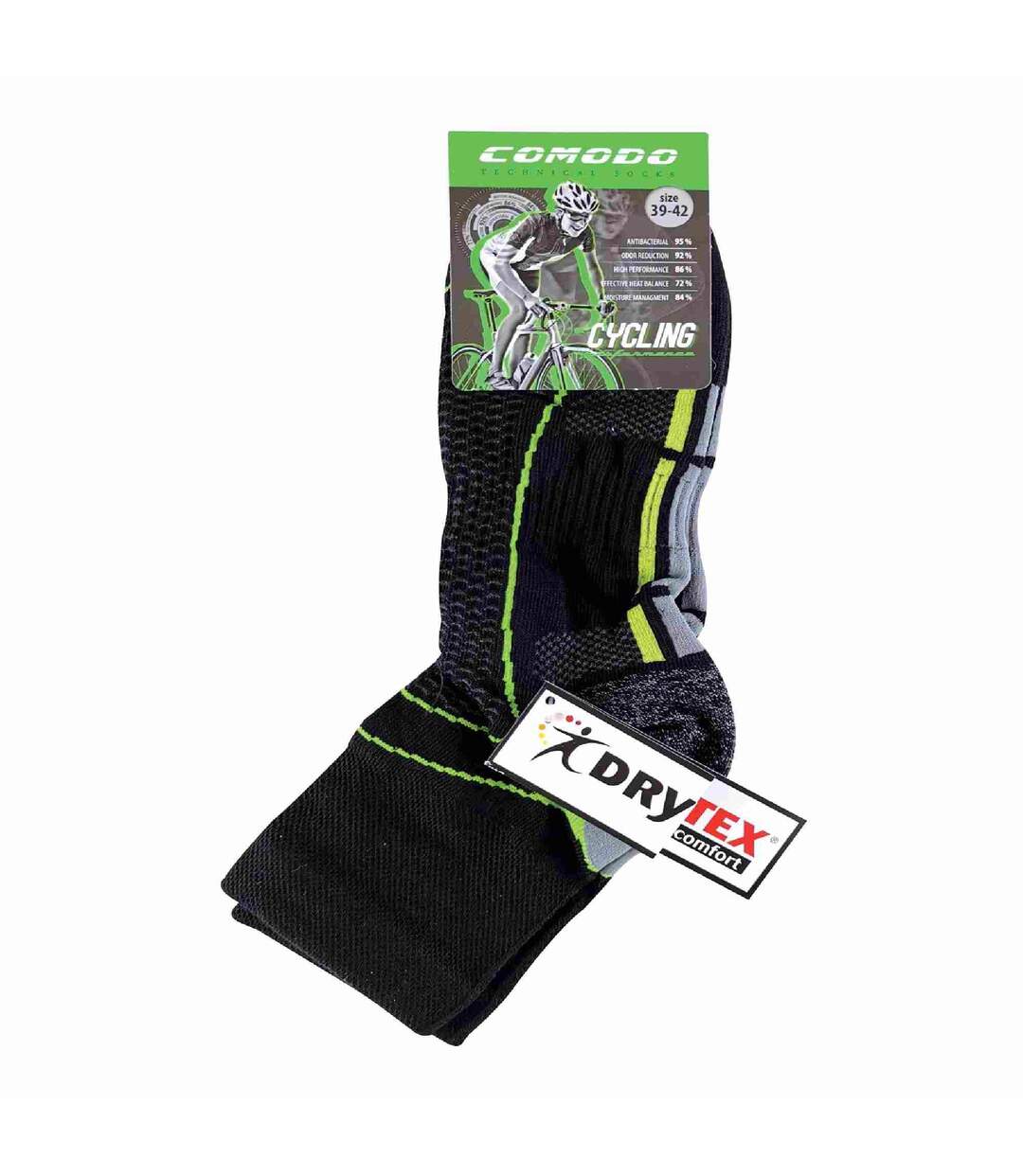 1 Pack High Vis Neon Low Cut Cycling Socks-2