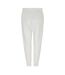 Pantalon De Jogging Femme Blanc Cassé Chiné Chiné USA-2
