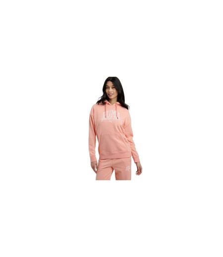 Womens/ladies Overhead Hoodie Pink Puma