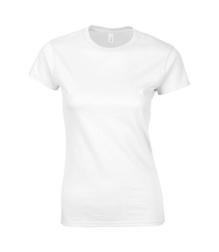 T-shirt à manches courtes femmes blanc Gildan