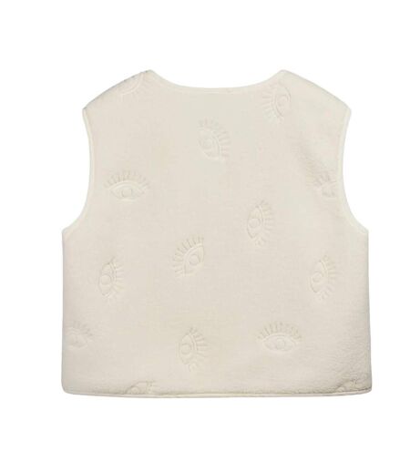 Gilet blanc femme teddy smith eyes