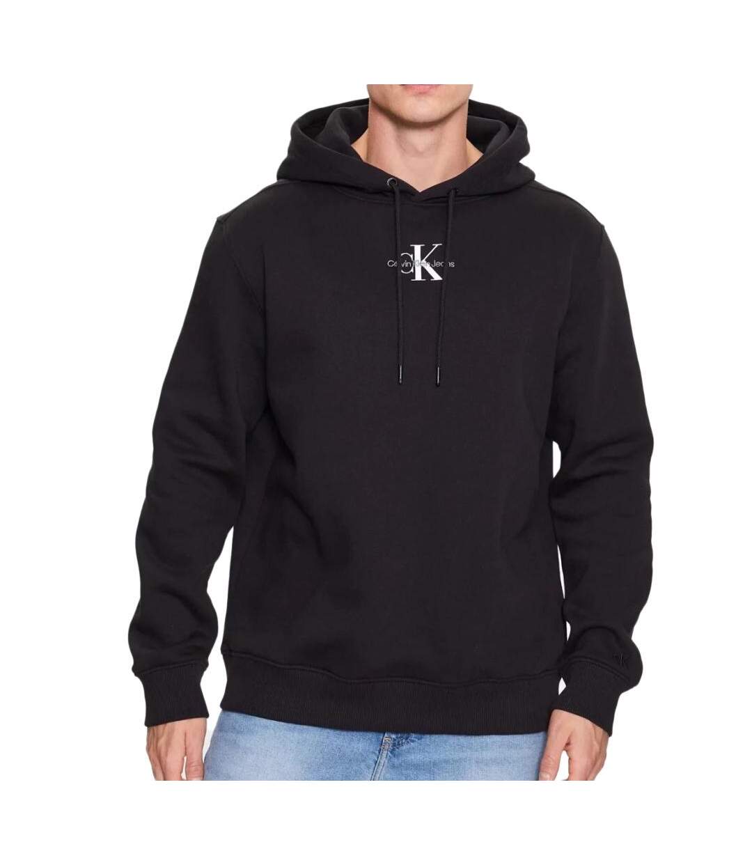 Sweat à Capuche Noir Homme Calvin Klein J30J323749 - 3XL