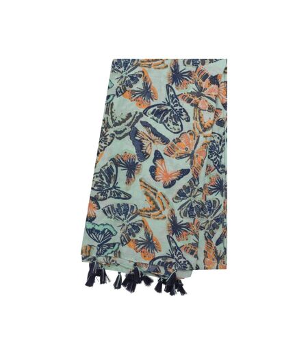 Marelia tassel eco friendly scarf one size seafoam Weird Fish