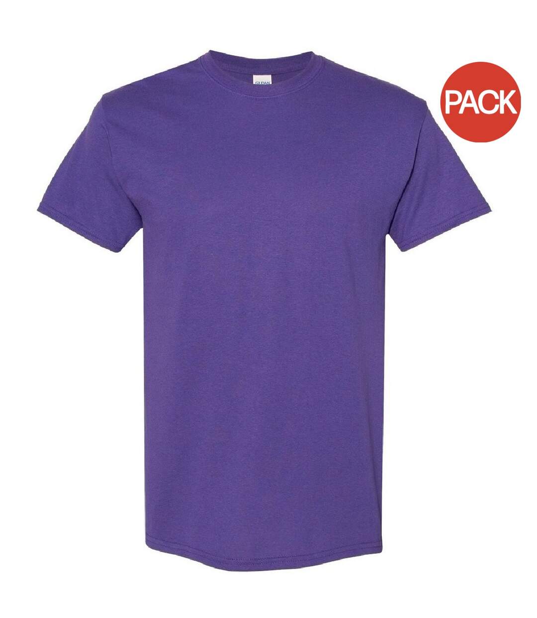 Gildan – Lot de 5 T-shirts manches courtes - Hommes (Lilas) - UTBC4807