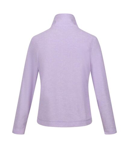 Regatta Womens/Ladies Kizmit Marl Half Zip Fleece Top (Purple Rose Marl) - UTRG9189