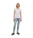T-shirt Basique Pour Femmes/femmes Blanc Build Your Brand-1