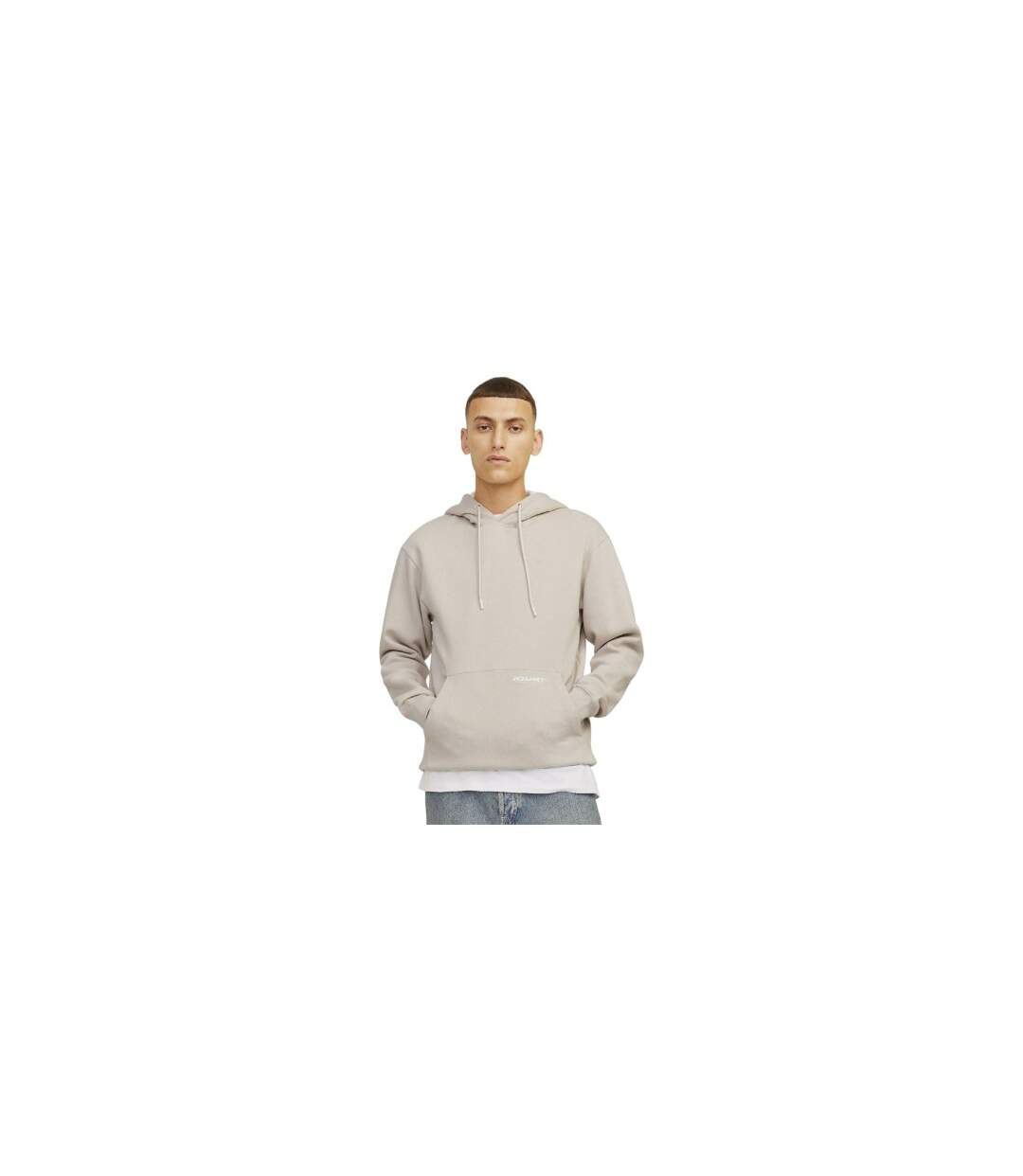 Sweat À Capuche Elegacy Homme Beige Jack And Jones-1
