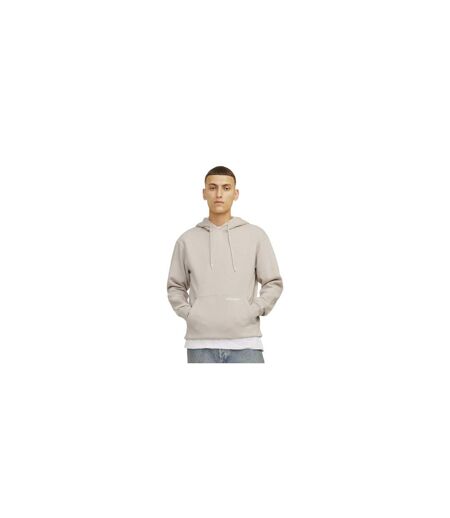 Sweat À Capuche Elegacy Homme Beige Jack And Jones