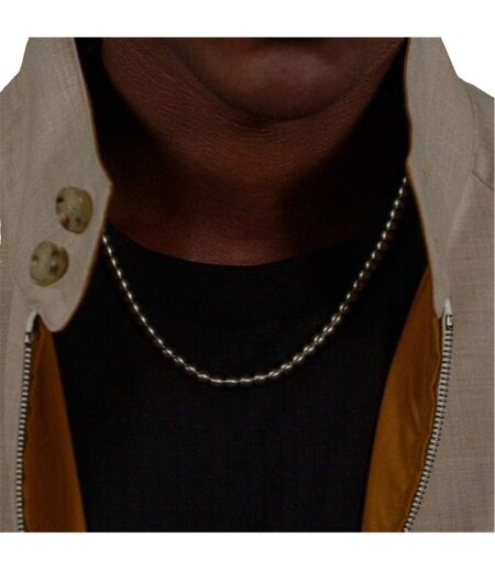 Sphere Metal Stainless Steel Beaded Necklace One Size Silver Boss