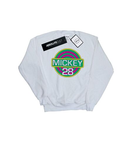 Disney Sweatshirt Femme/Madame Mickey Mouse Mickey 28 (Blanc) - UTBI27364