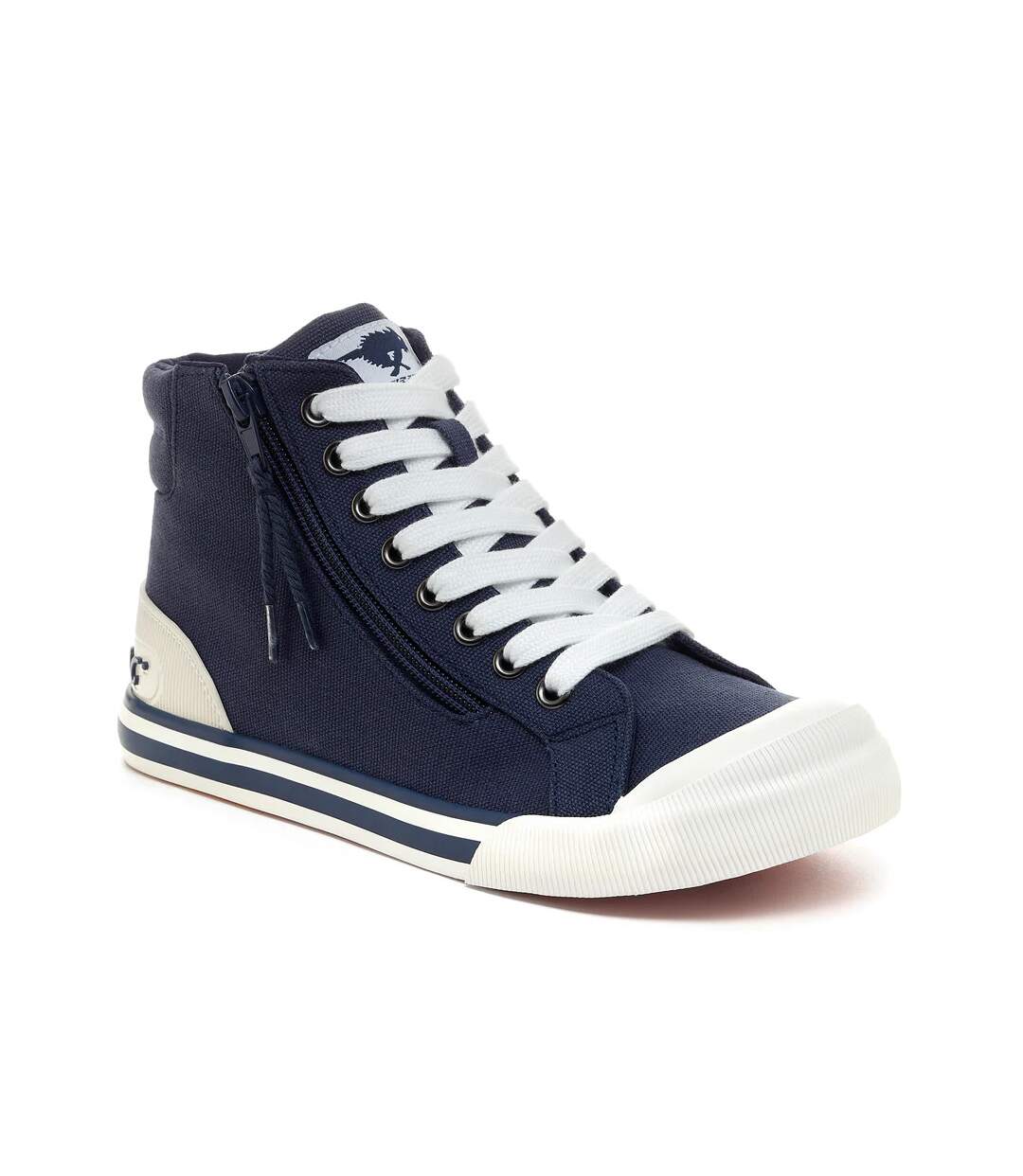 Baskets jazzin hi femme bleu marine Rocket Dog-1