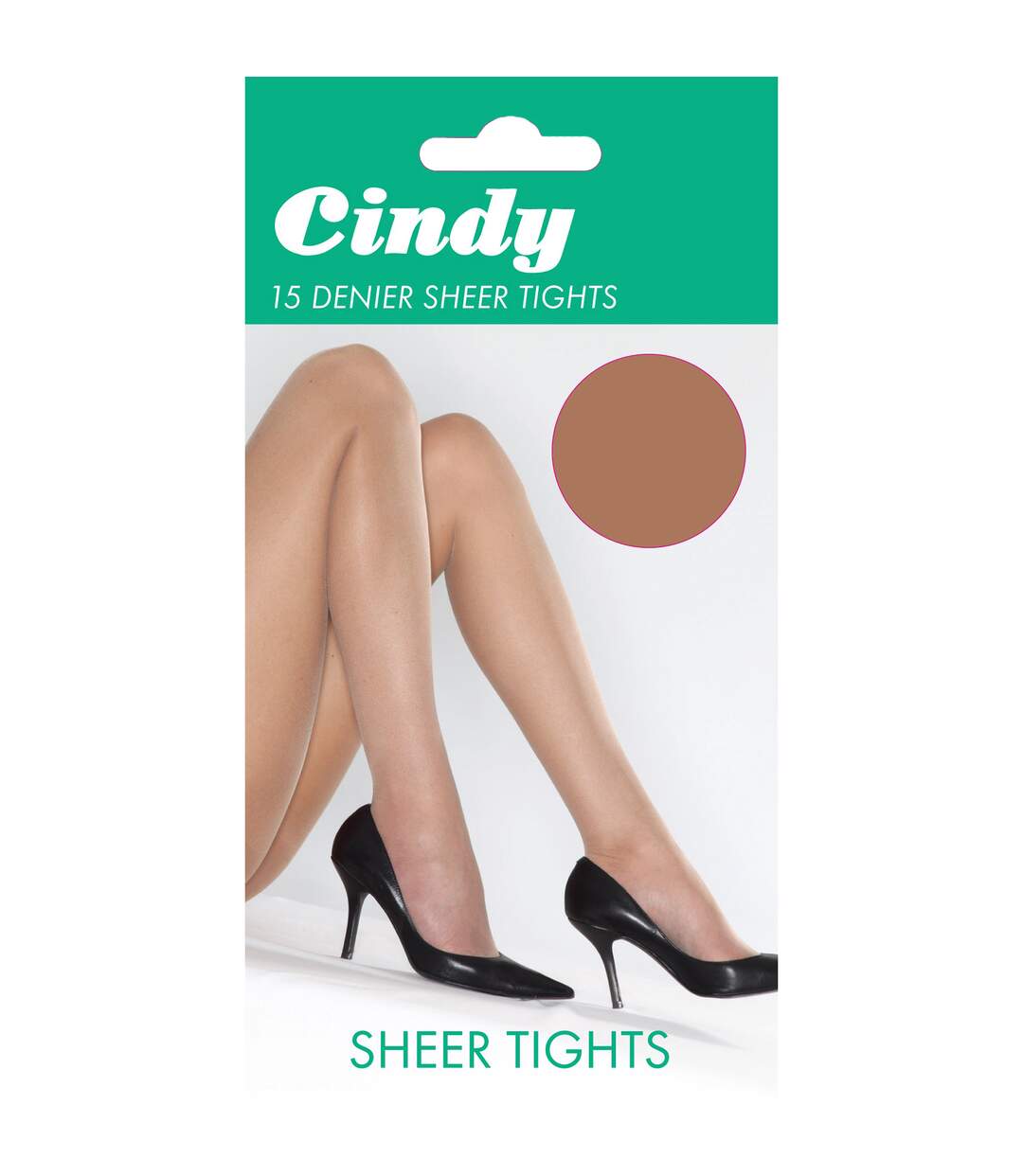 Cindy Womens/Ladies 15 Denier Sheer Tights (1 Pair) (American Tan) -  UTLW111