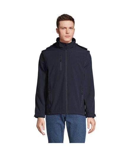Veste Softshell Falcon Adulte Bleu Marine SOLS