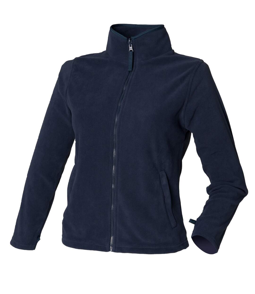 Henbury Womens/Ladies Microfleece Anti-Pill Jacket (Navy) - UTRW679