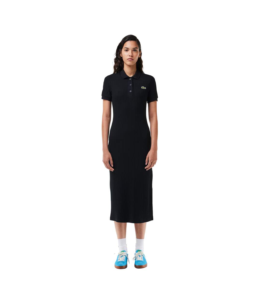 Robe Femme Noir Lacoste-1