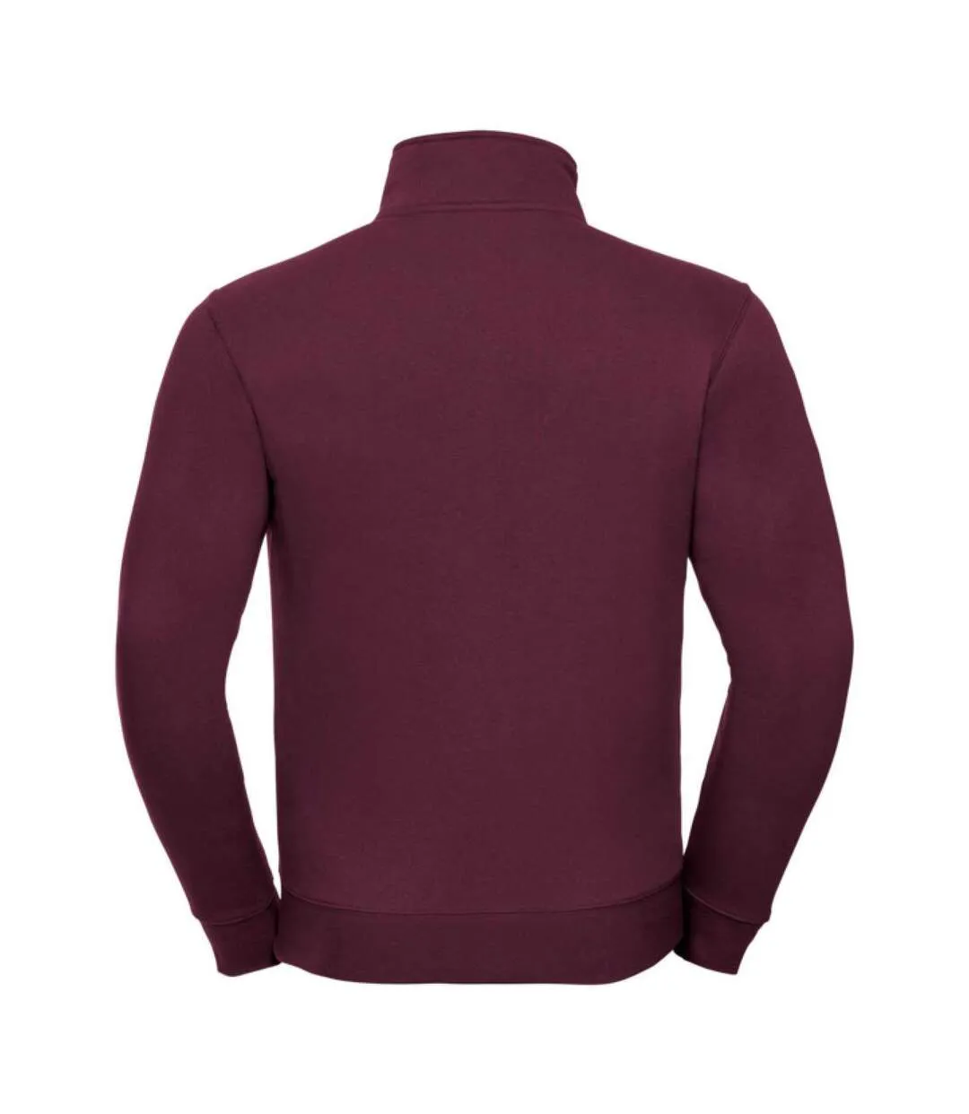 Mens Authentic Sweat Jacket Burgundy Russell-2