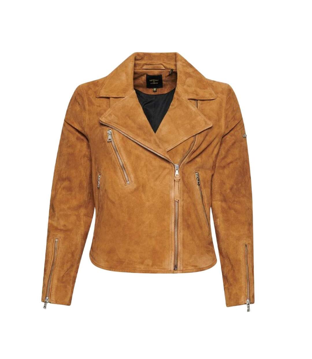 Veste marron femme superdry w5011468a - l-3