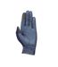 Mesh Palm Goat Leather Glitter Riding Gloves Navy Dublin-2