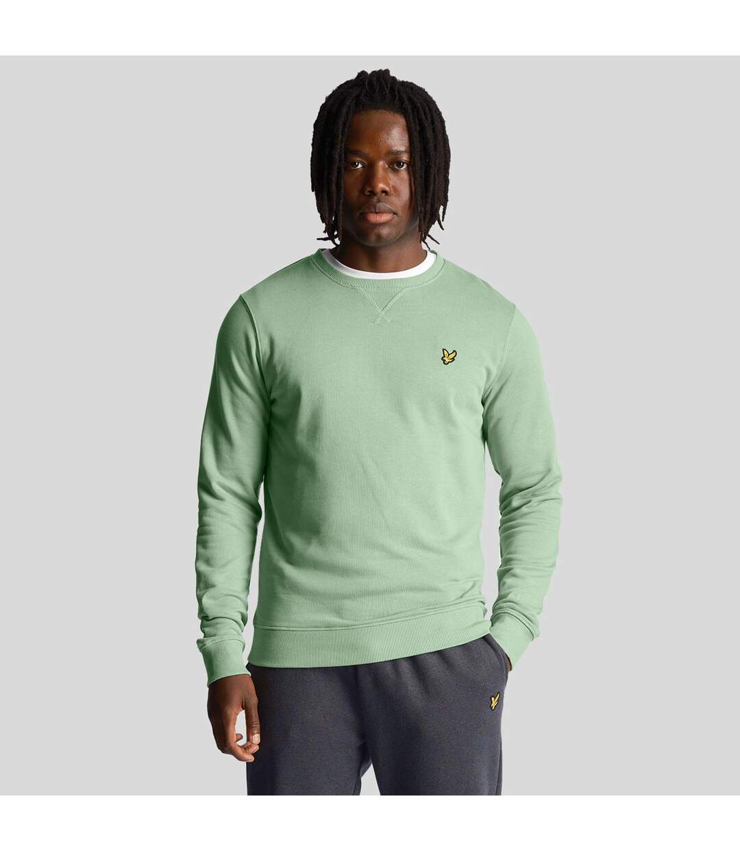 Sweat Homme Vert Clair Lyle & Scott-1