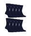 Lot de 10 paires de chaussettes en bambou brillant pour hommes-1