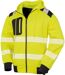 Sweat zippé haute visibilité sécurité ECORESPONSABLE - R503X - jaune fluo
