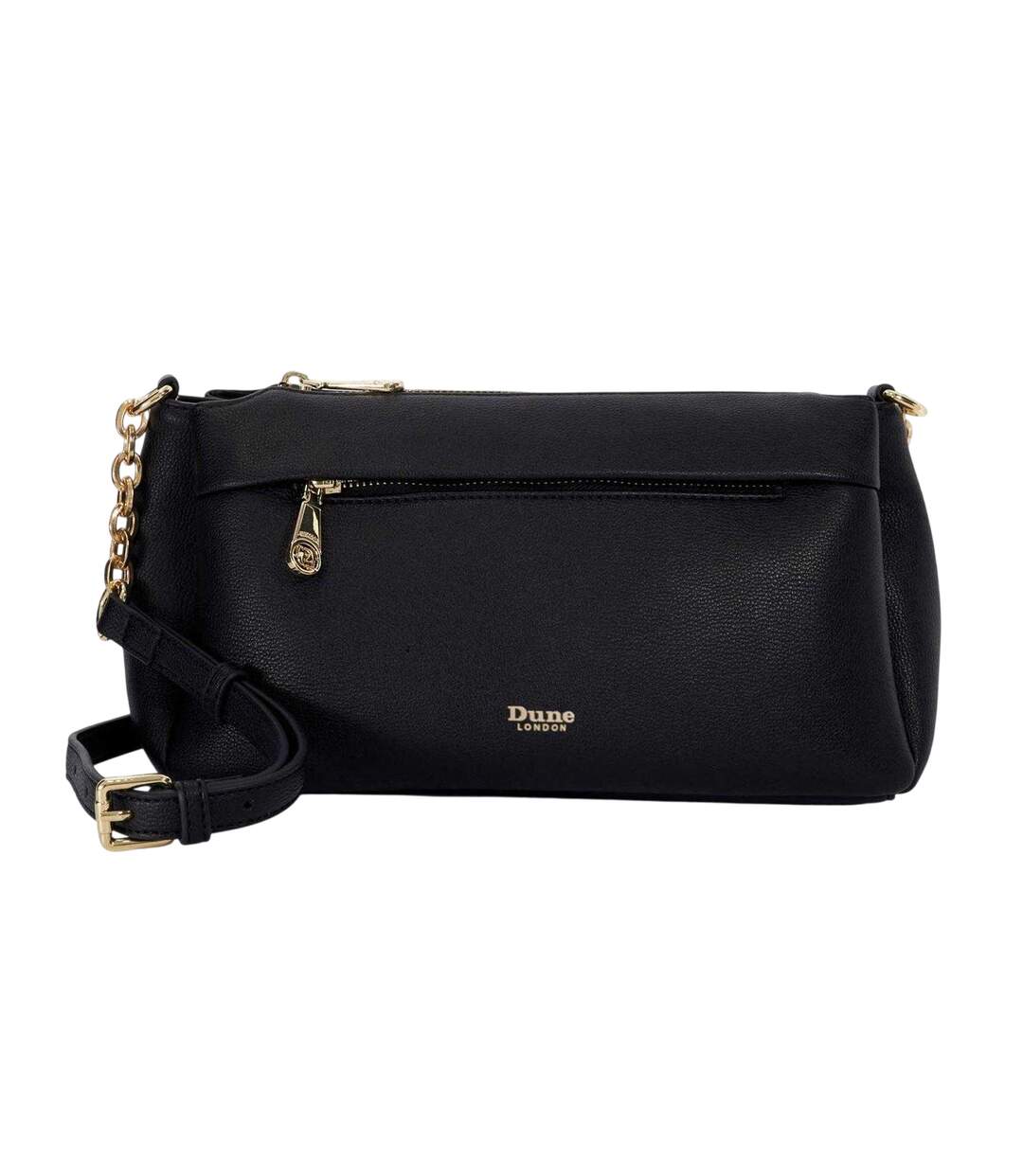 Drive Faux Leather Crossbody Bag One Size Black Dune London-1
