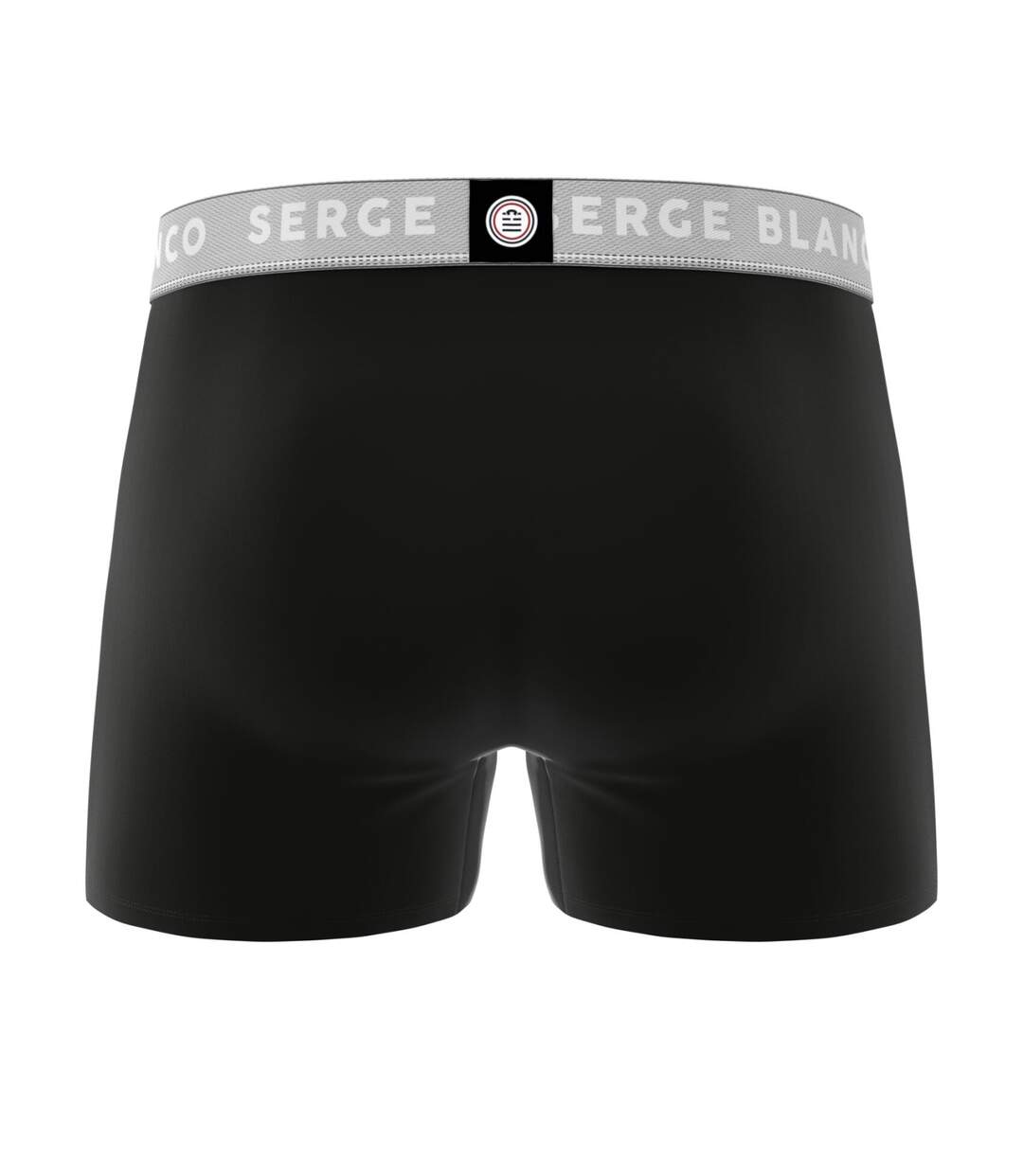 Lot de 3 boxers homme en coton uni Premium Serge Blanco-4
