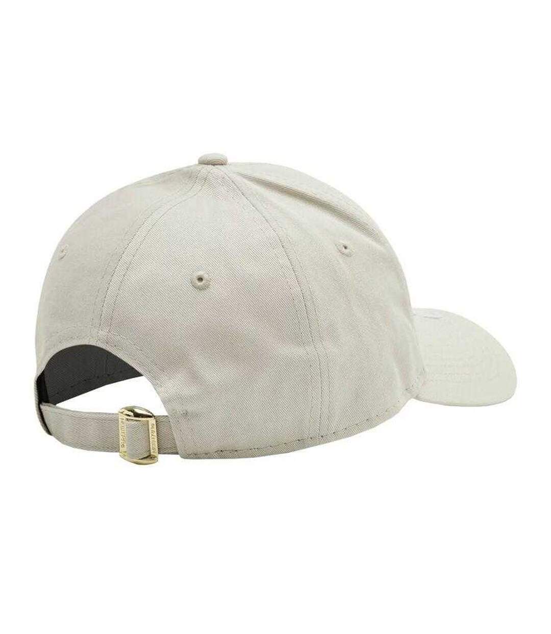 Womens/ladies New York Yankees Metallic Logo Baseball Cap Beige New Era-2