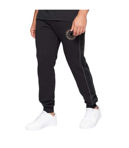 Mens javier 3.0 jogging bottoms black/gold Glorious Gangsta