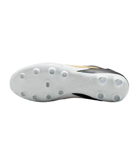 Mens Premier 3 Classic Leather Firm Ground Football Boots White Black Gold Nike