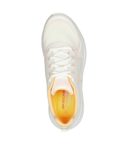 Womens/ladies D´lux Fitness Running Trainers Natural Skechers