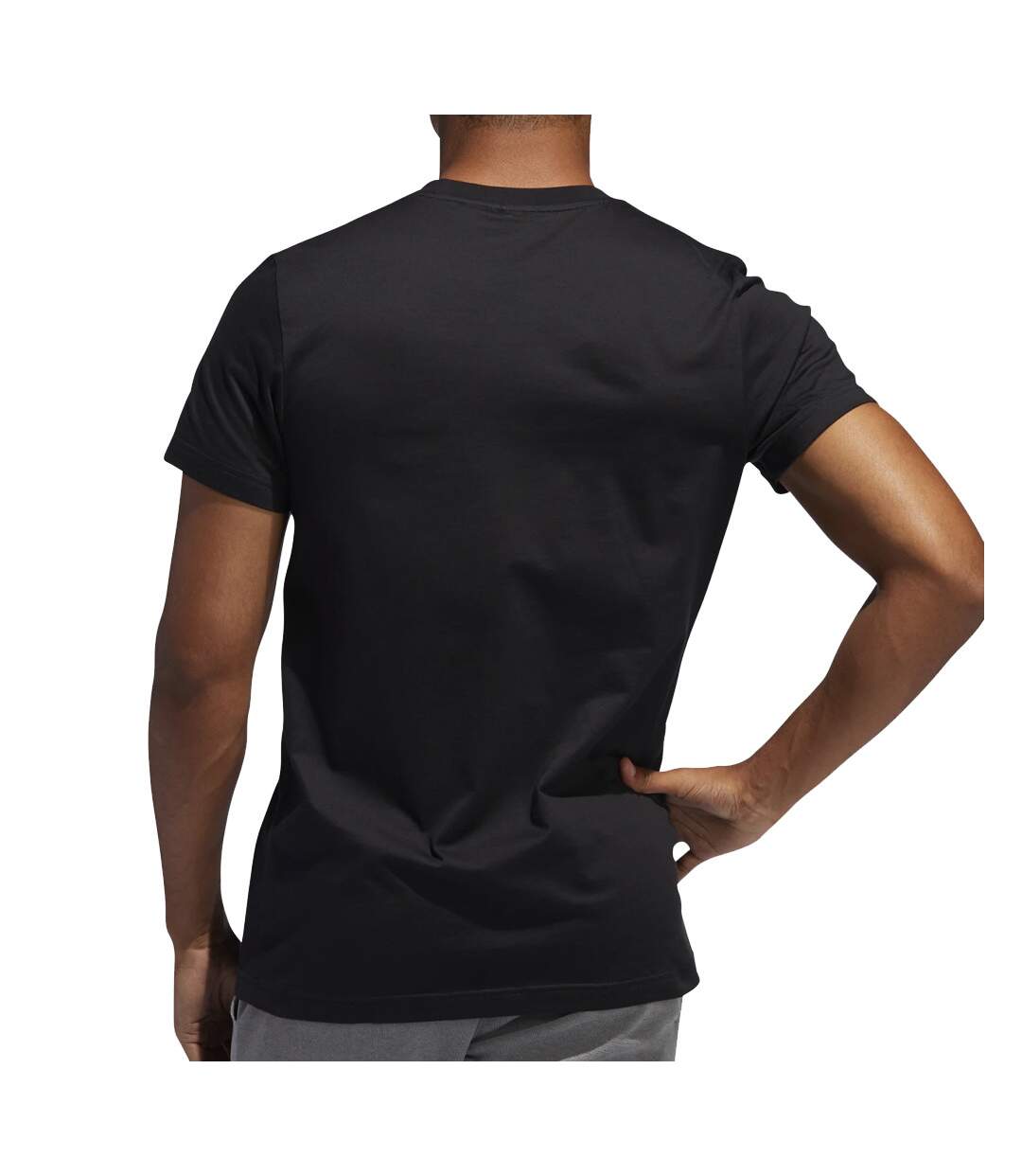 T-shirt Noir homme Adidas Dame Logo