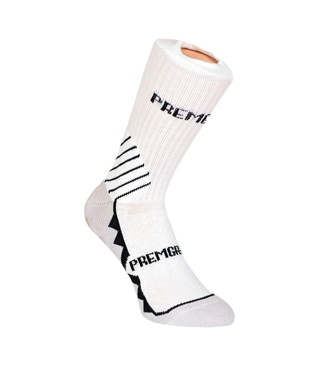 Mens socks white Premgripp-1