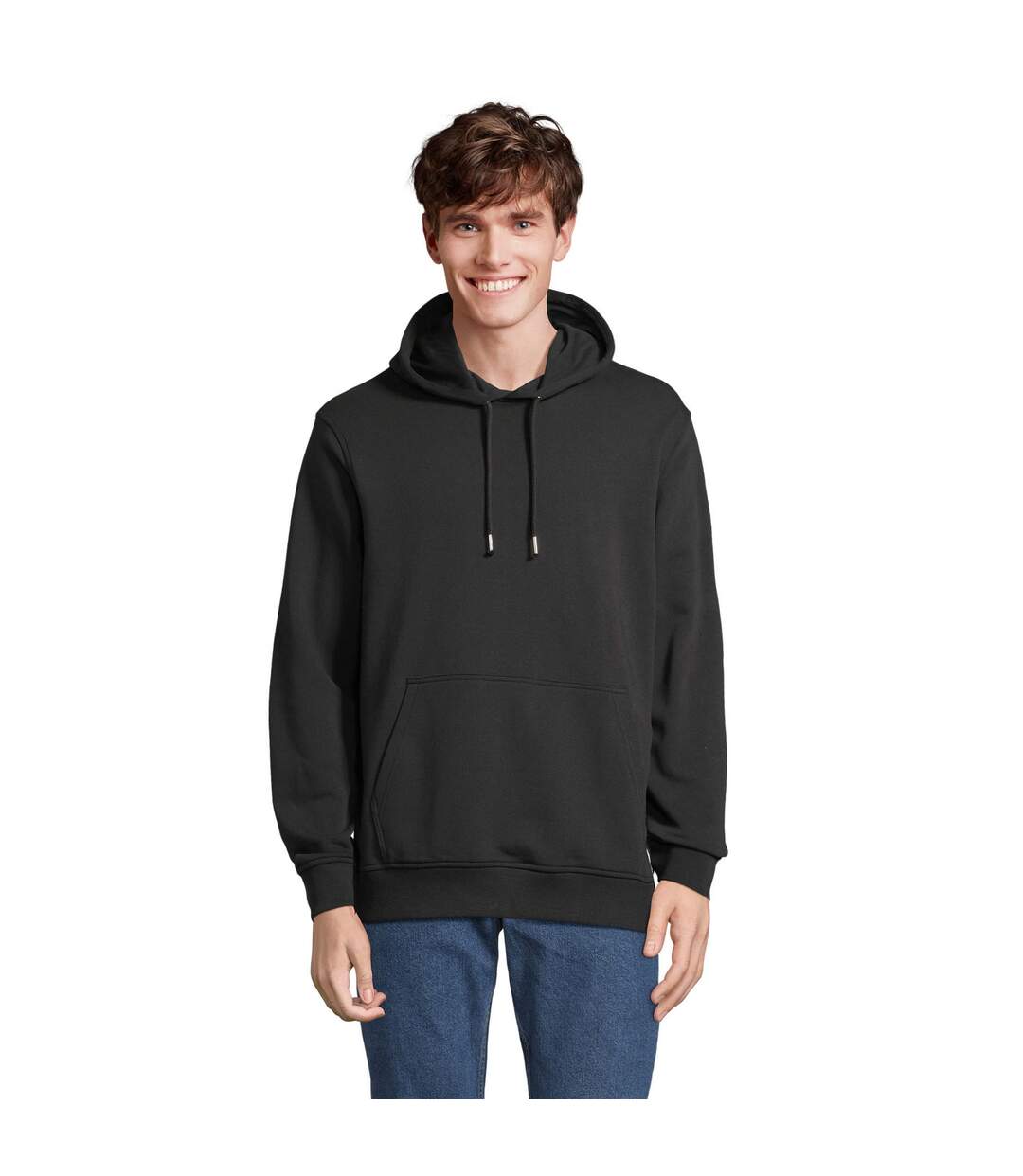 Sweat À Capuche Constellation Homme Noir SOLS-1