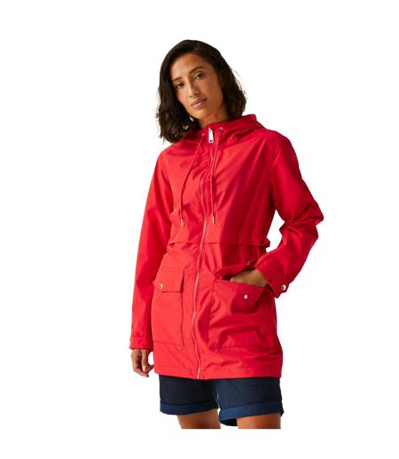 Womens/ladies navaeh linear waterproof jacket high risk red Regatta