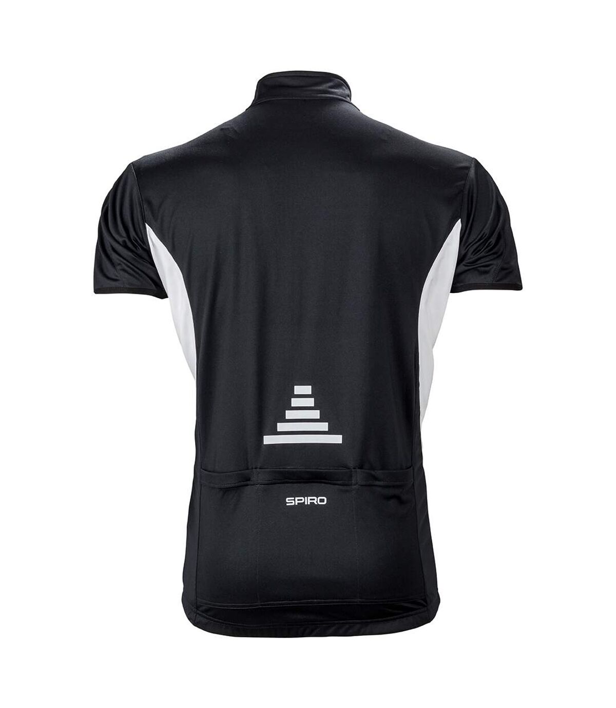 Spiro Mens Bikewear / Cycling 1/4 Zip Cool-Dry Performance Fleece Top / Light Jacket (Black/Black) - UTRW1484