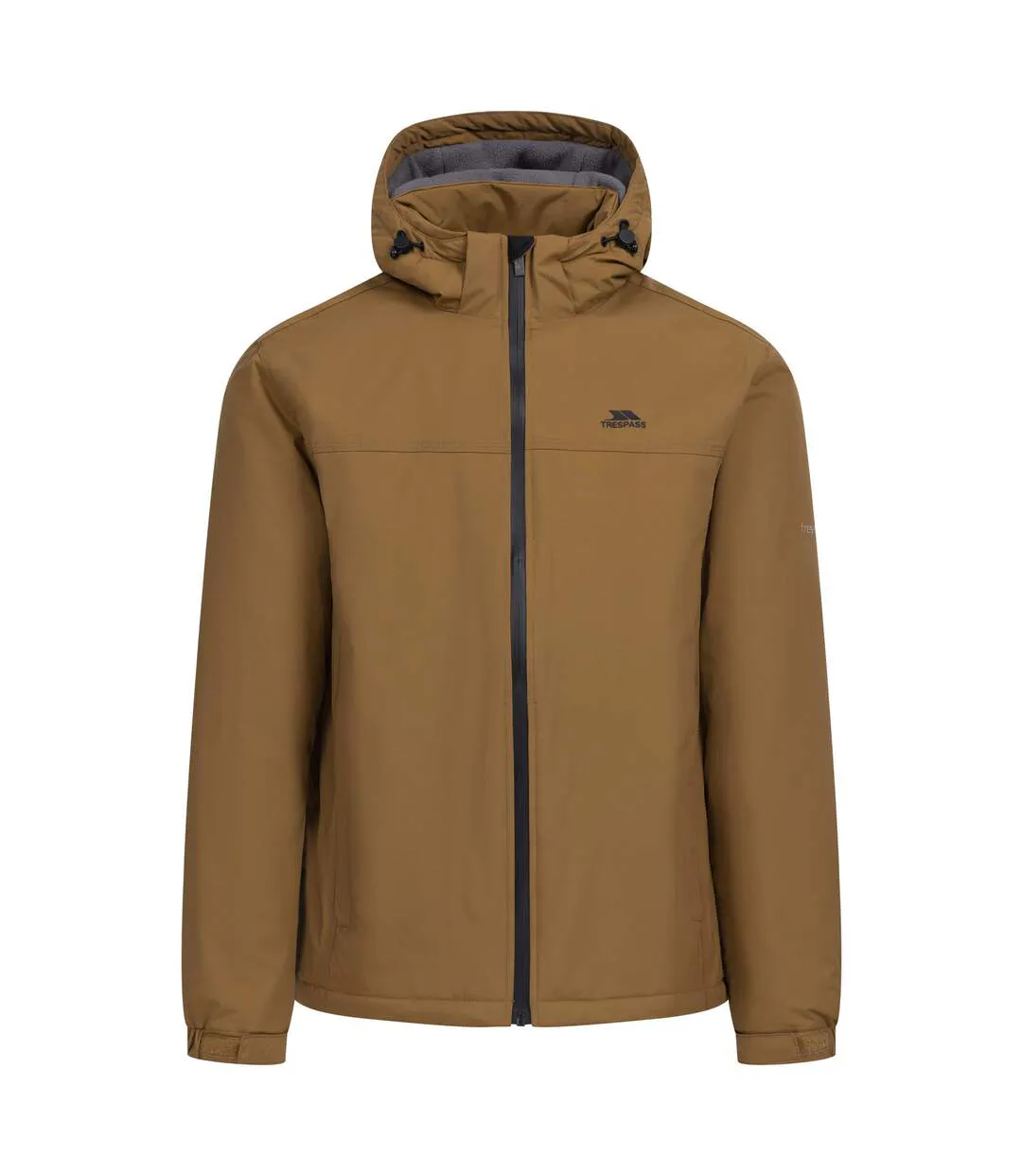 Mens Macsween Waterproof Jacket Light Brown Trespass-1