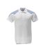 Unisex Adult Food & Care Polo Shirt White Azure Blue Mascot-1