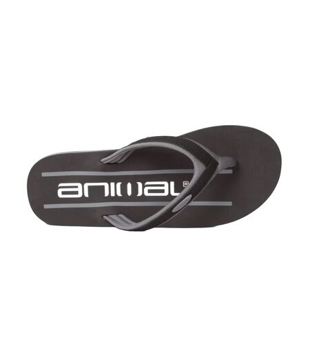 Tongs Motif/style Logo Jekyl Homme Gris Animal