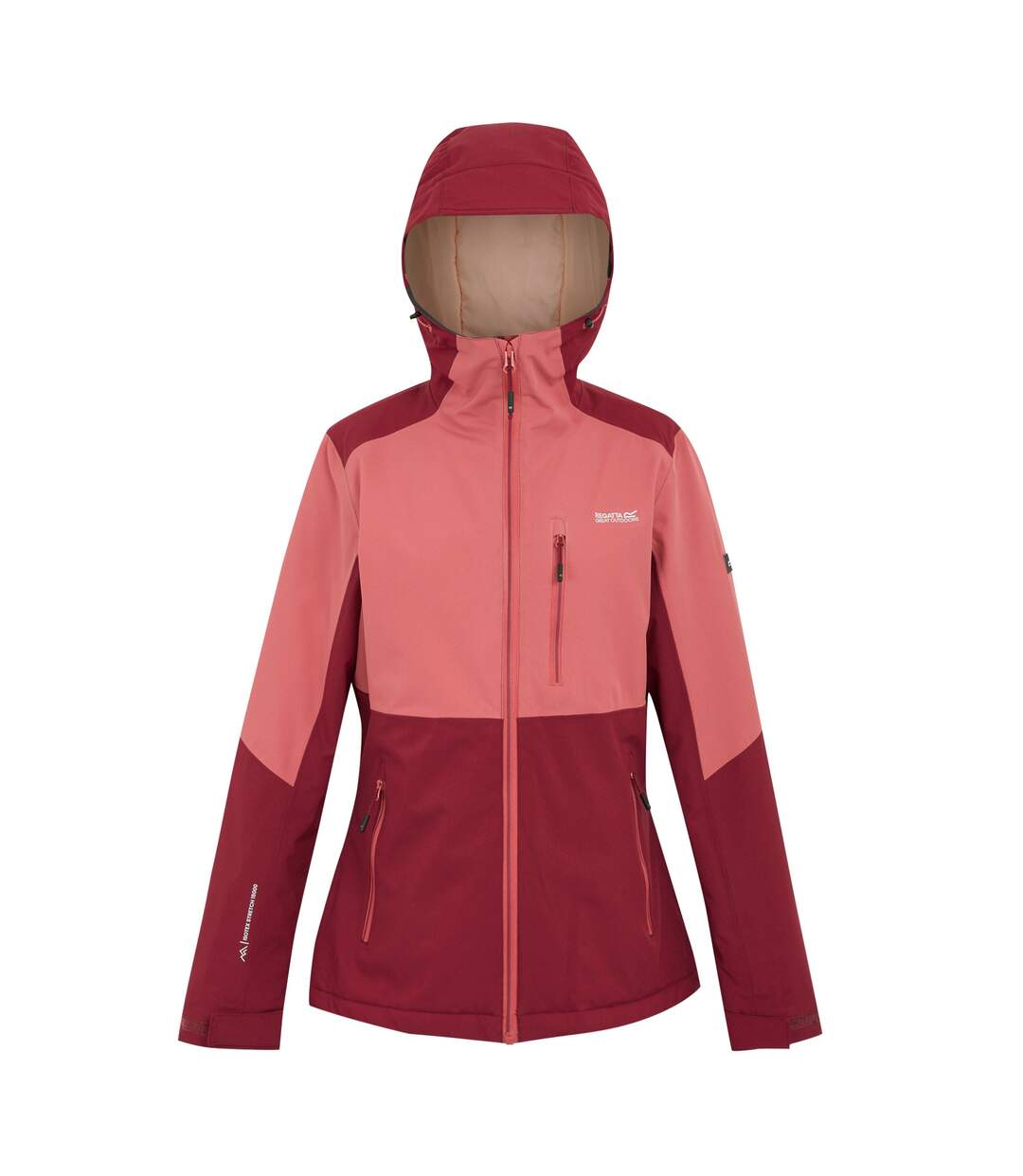 Veste imperméable kelora femme rouge foncé / rouge clair Regatta