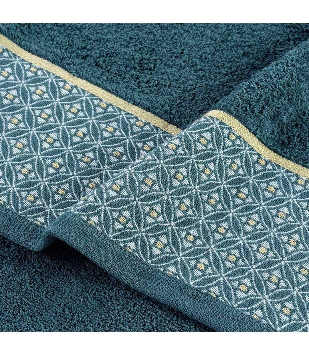 Tapis de Bain Jacquard Belina 50x85cm Bleu-3