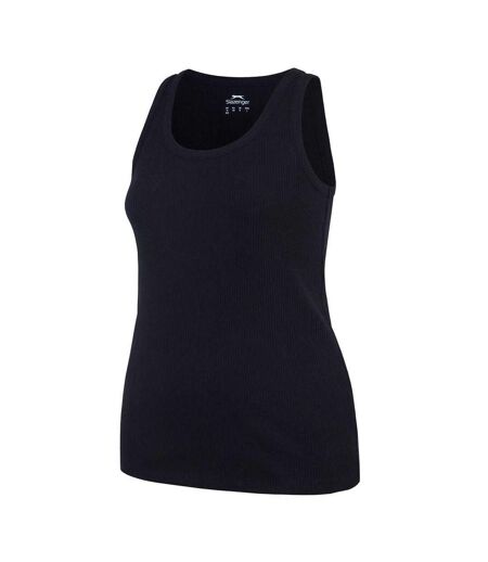 Débardeur Motif/style Logo Femme Noir Slazenger