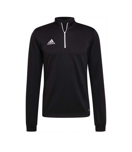 Sweat demi zip noir homme adidas ent22 tr top - l