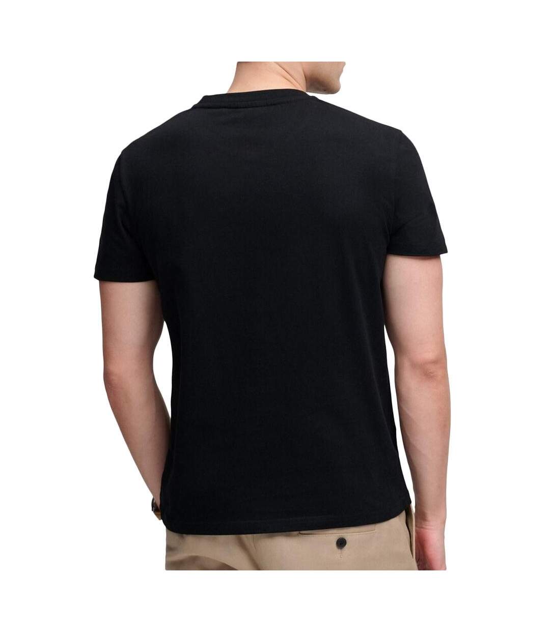 T-Shirt marine/rose homme superdry essential serif-2