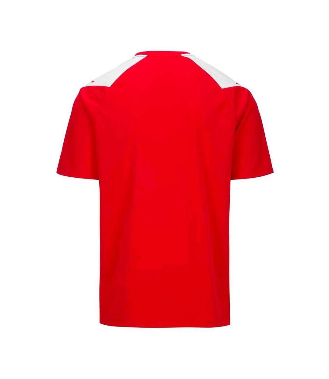 Maillot rouge/blanc homme kappa loreto-2
