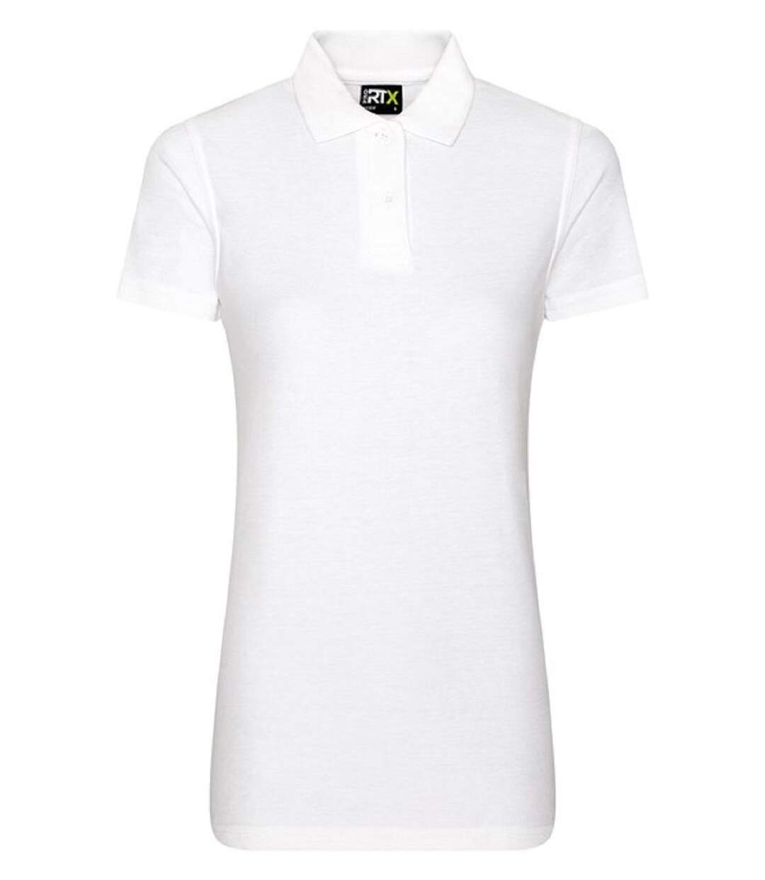 Polo Pro manches courtes - Femme - Du XS au 4XL - RX01F - blanc