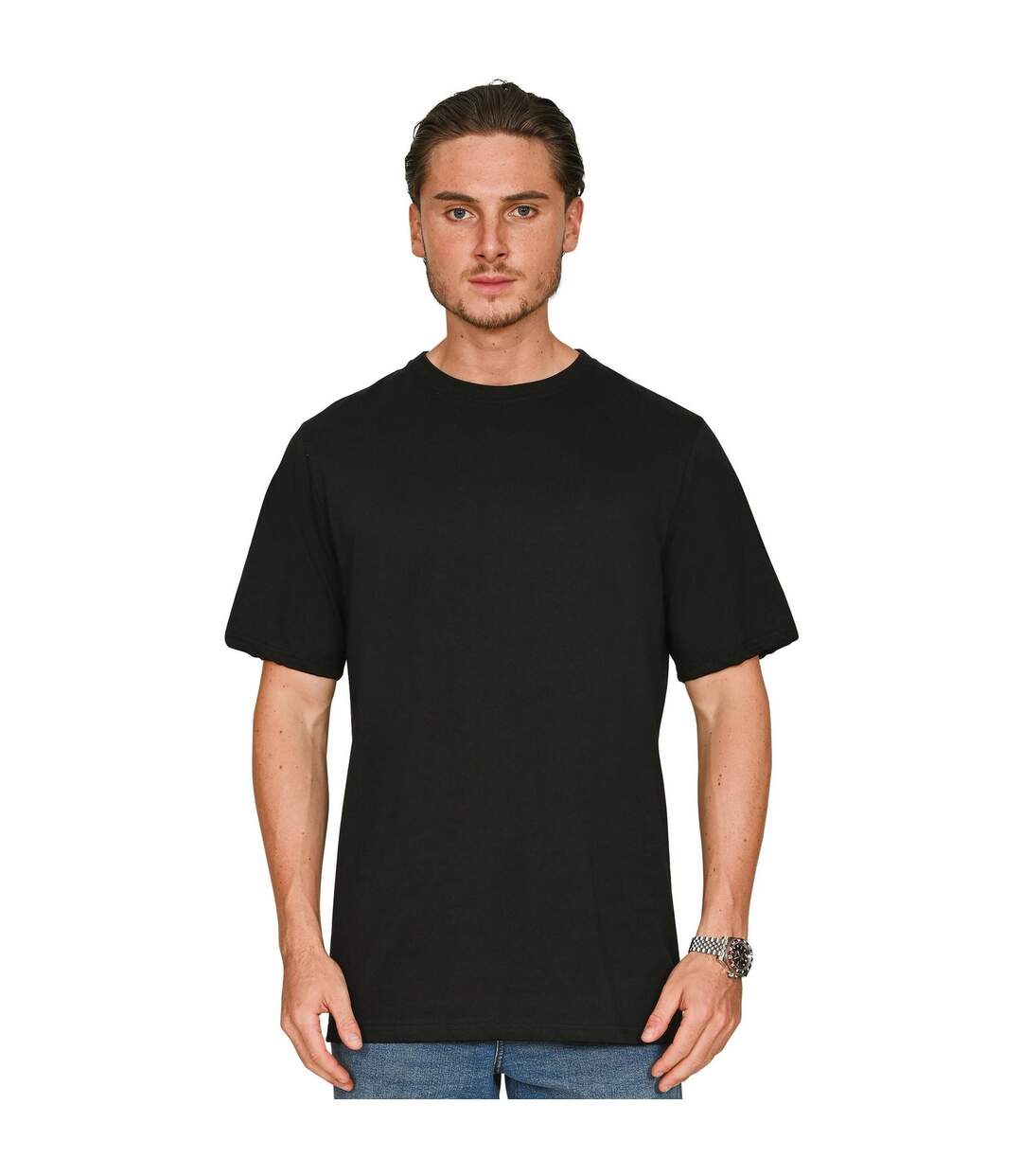 T-shirt Core Adulte Noir Casual Classics-1