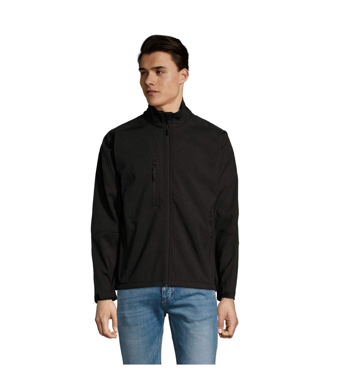 Veste Softshell Relax Homme Noir SOLS-2