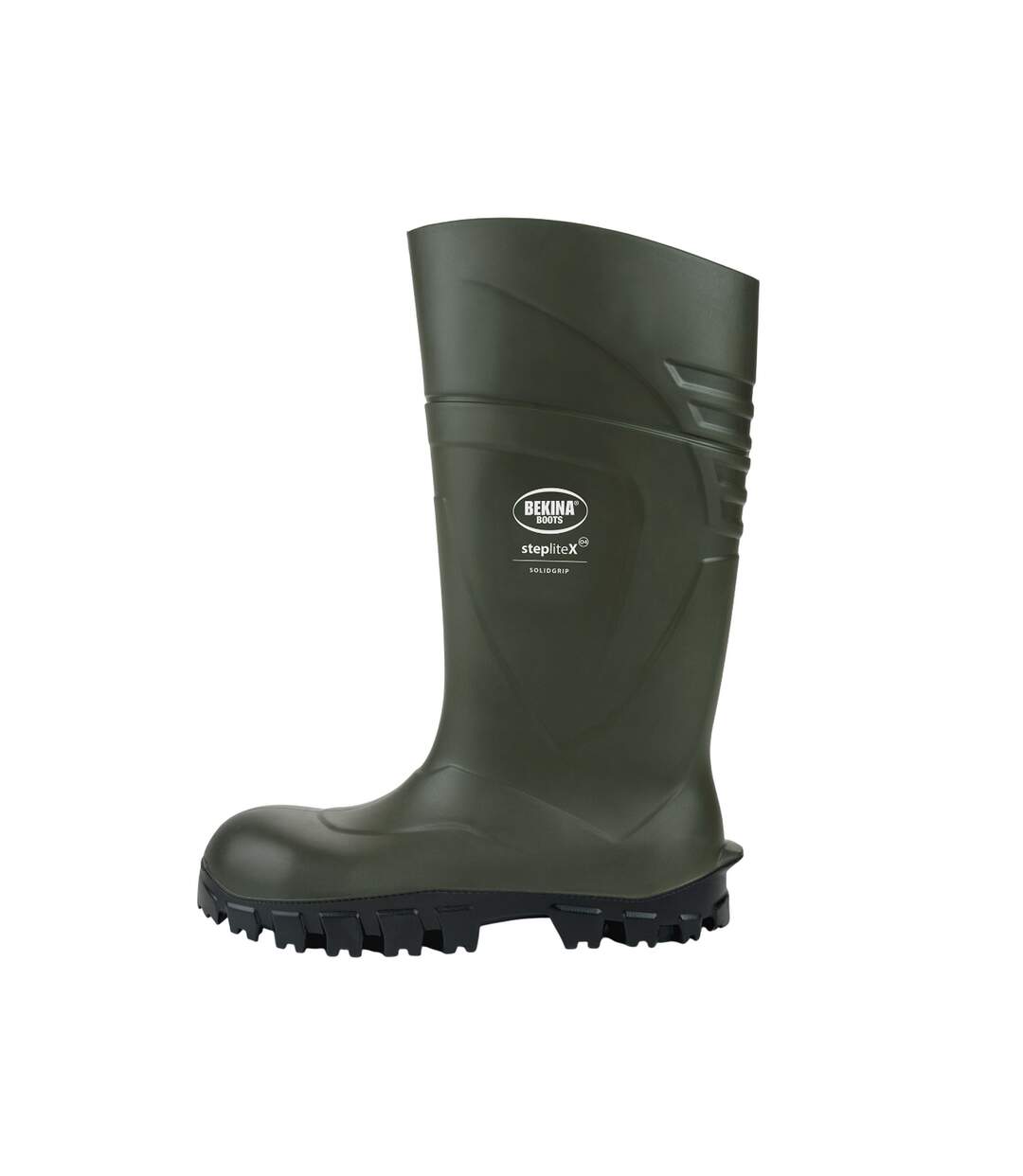 Bottes de pluie steplitex solidgrip o4 adulte vert / noir Bekina-3