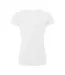 Womens/ladies Authentic Classic T-shirt White Russell-3